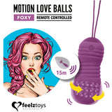 FEELZTOYS - REMOTE CONTROLLED MOTION LOVE BALLS FOXY