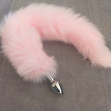 Cauda rosa com plug XXS