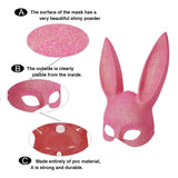Máscara bunny glitter